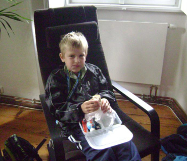 Výlet dětí z MZŠ Dymokury 18. října 2012 do Činěvse